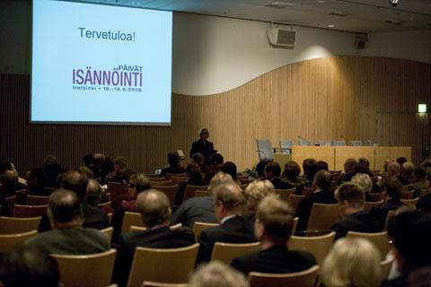 Isännöintipäiville ilmoittautui ennätysmäärä isännöitsijöitä, 750 henkilöä.Kuva: Jakke Nikkarinen/STT Info Kuva