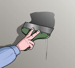 <p data-block-key="s5a0c">Levypinnoissa olevat kolhut kannattaa tasoittaa.</p>