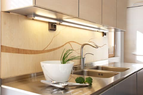 Keittiön välitila - lasi ja muita ideoita