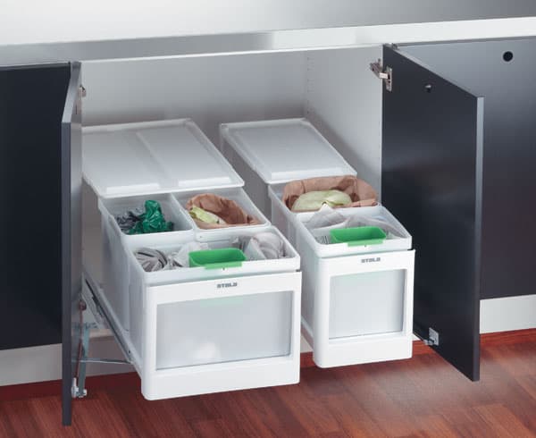 Jätteen lajittelu keittiössä vaivattomaksi