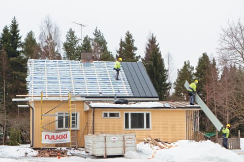 Vesikatto suojaa kotisi muita rakenteita