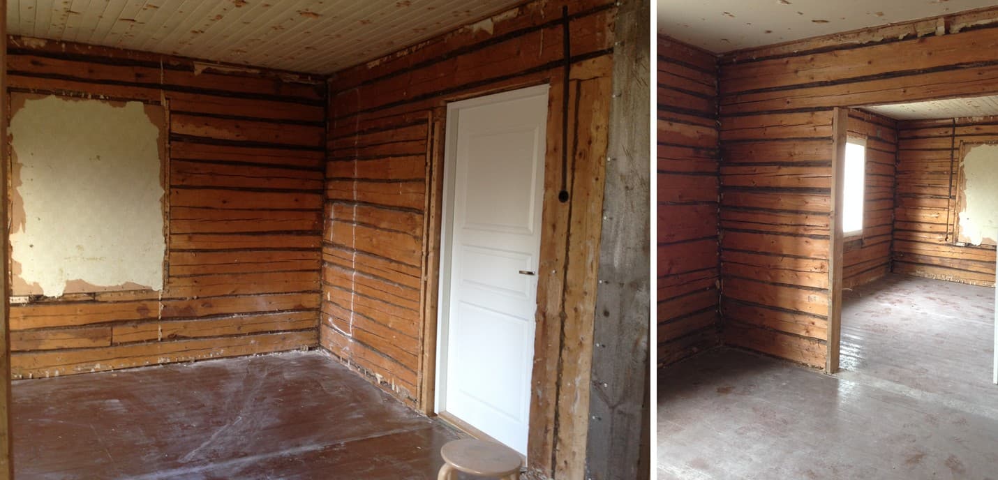 Sisätilojen purkutyöt vanhassa talossa