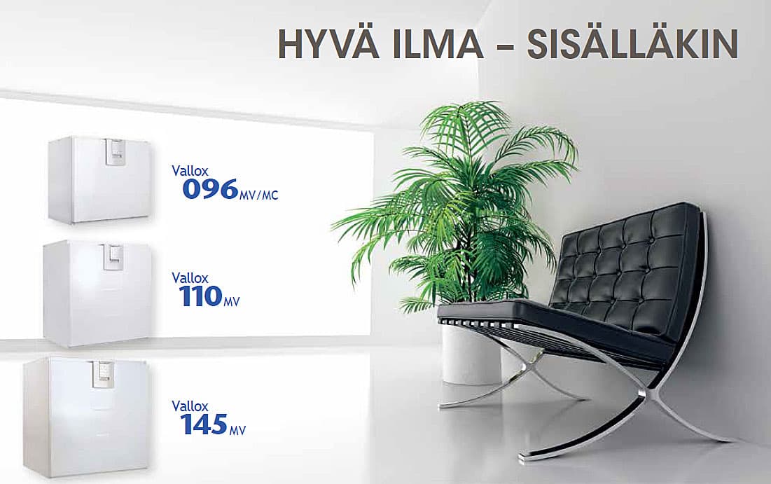 Terveys on kiinni myös sisäilmasta