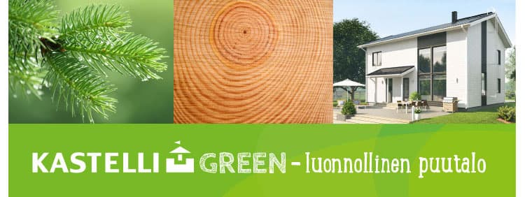 Ekologinen talo tehdään puusta