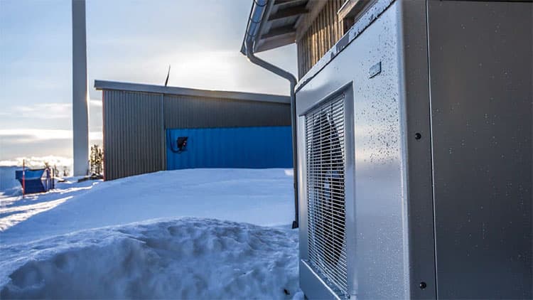 Invertteriohjautuva ilma/vesilämpöpumppu - tarpeenmukainen käyminen saa aikaan säästön