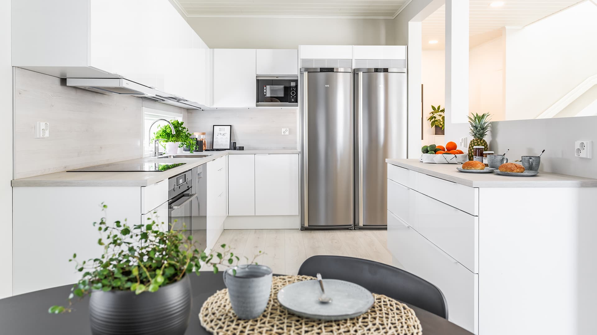 Asuntomessujen kauneimmat keittiöt