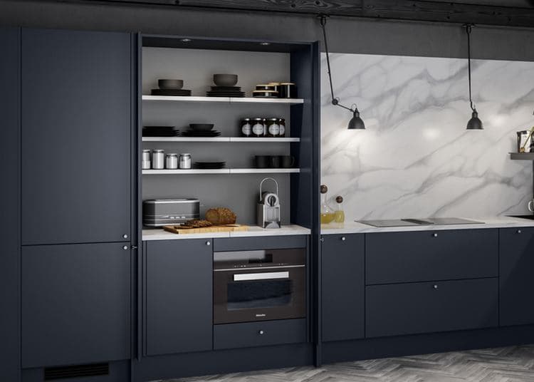 Aamiaiskaappi tuo kätevää toiminnallisuutta keittiöön