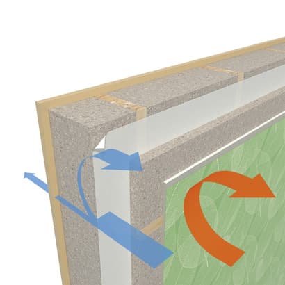 <p data-block-key="1d2vn">Hengittävä ulkoseinä Ekovillalevyllä.</p>