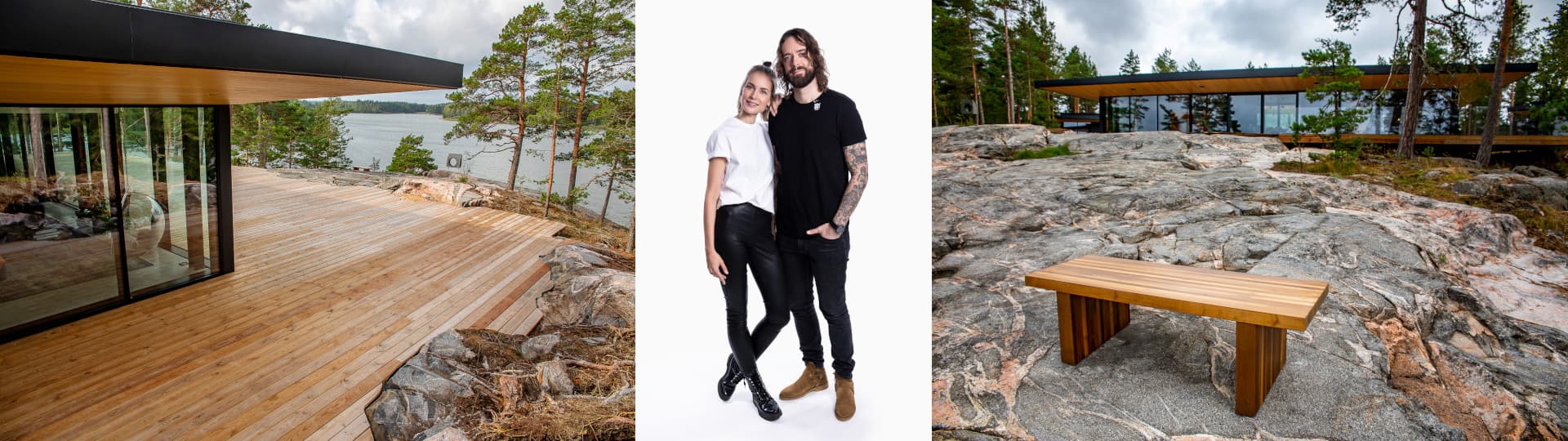 Harkittuja yksityiskohtia ja ympäröivän luonnon lumoa