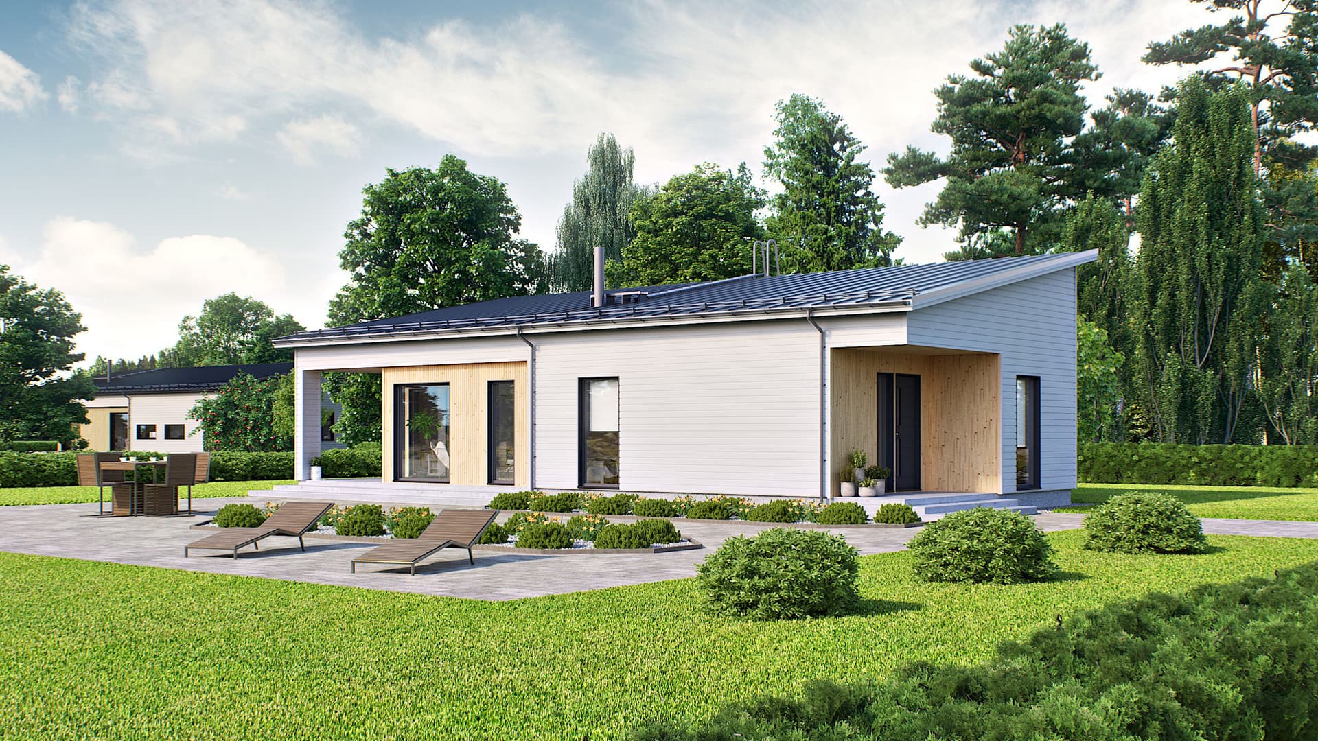 <p data-block-key="l592k">Veistos 97/113 on malliston pienin 1-kerroksinen omakotitalomalli, jossa lämmin puupinta on rohkeasti lovettu, luomaan sisäänkäynneistä veistoksellisia ja luomaan talomallista ryhdikkään ja juhlavan kokonaisuuden.</p>