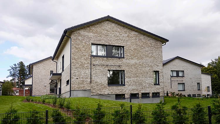 Tiilijulkisivu sopii kaikkiin runkorakenteisiin