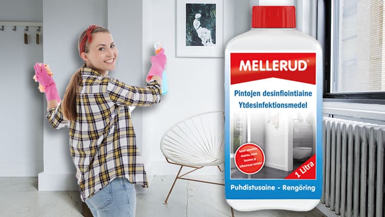 <p data-block-key="7239w">Rakennuskemian Mellerud pintojen desinfiointiaine on helppokayttöinen valmis liuos.</p>