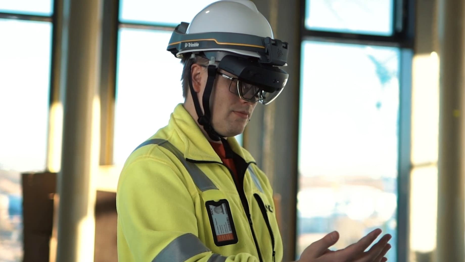 Pilottikäytössä oleva virtuaalikypärä mahdollistaa työmaakierroksen etänä