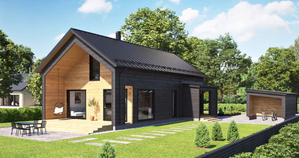 <p data-block-key="264c7">2h + keittiö + khh + vh + arkiet + wc + pe + s, upea Väre 84 on sopii pienellekin kaupunkitontille. Vai kaipaatko enemmän neliöitä? Tämä virtaviivainen Väre-malli on saatavana myös puolitoistakerroksisena, kolmen makuuhuoneen hirsikotina.</p>