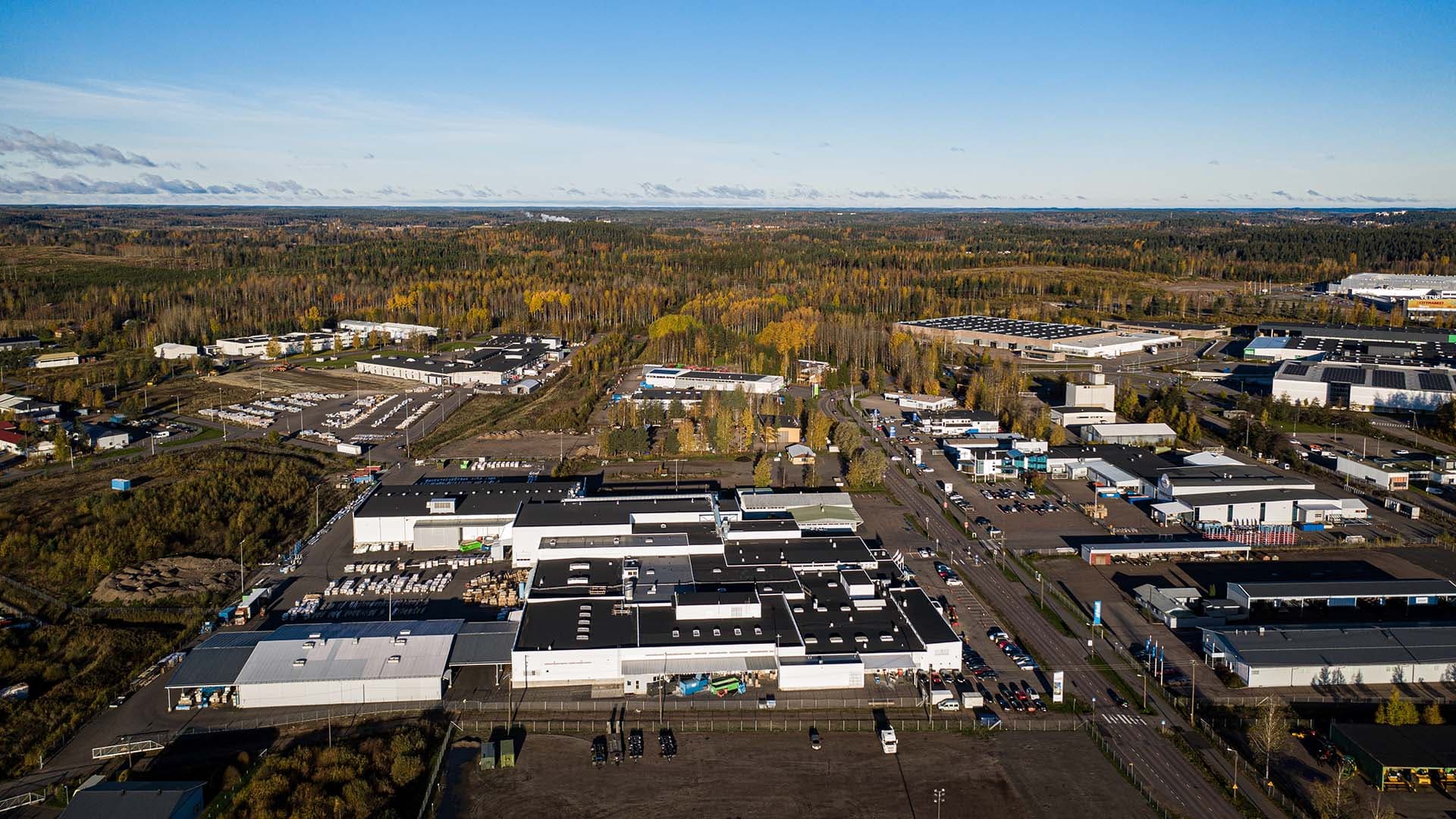 Kuva Kouvolan tehtaista