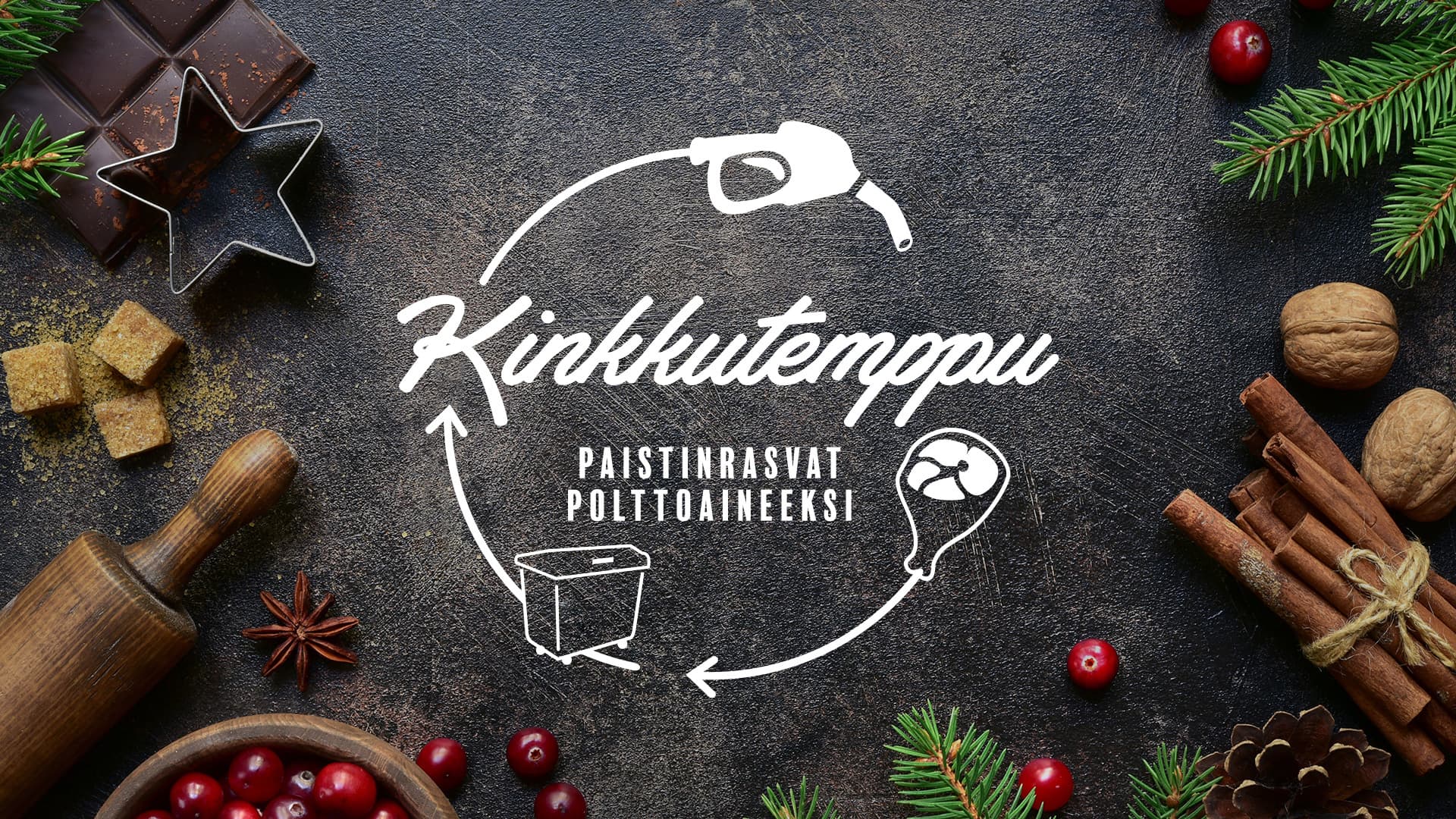 Auta uusiutuvan dieselin valmistuksessa ja osallistu Kinkkutemppuun