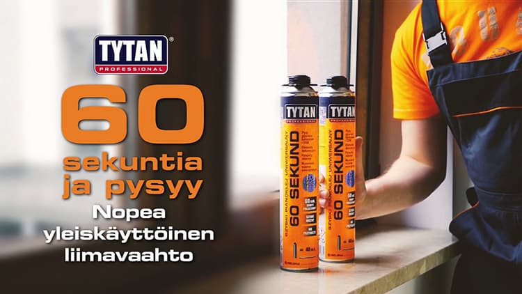 Tytan 60 Seconds liimavaahto.