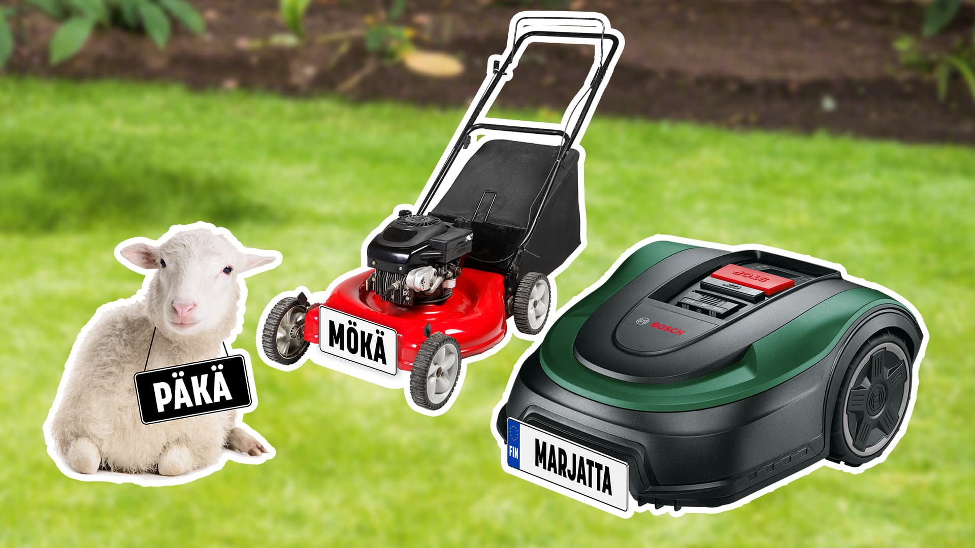 Robottiruohonleikkurit ovat monelle kuin perheen jäseniä