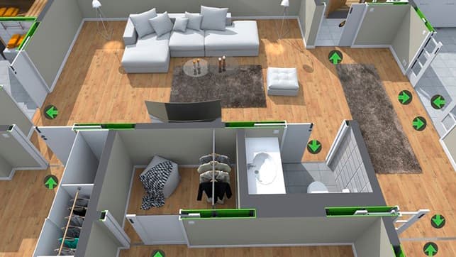 Enemmän neliöitä - väliovet tuovat lisää tilaa