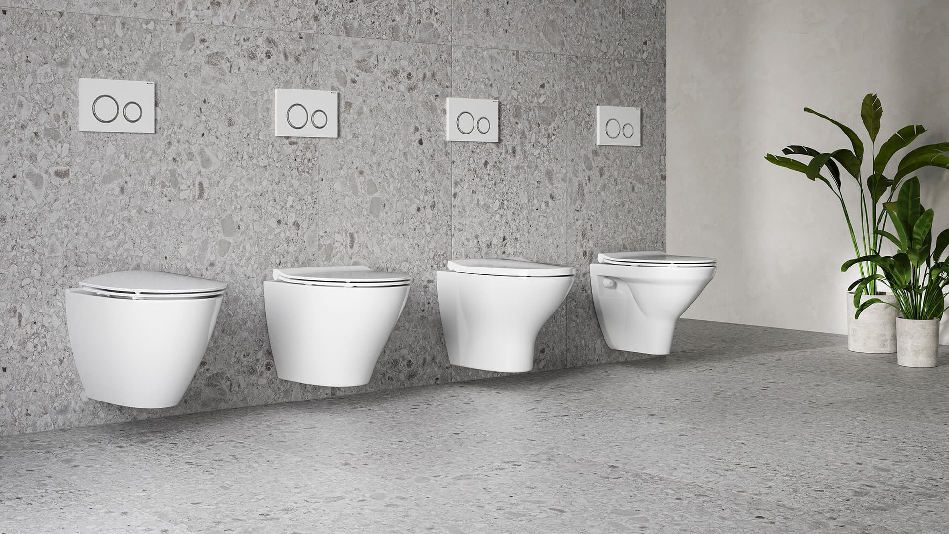 Kotimainen seinä-wc, joka sopii pieneenkin tilaan