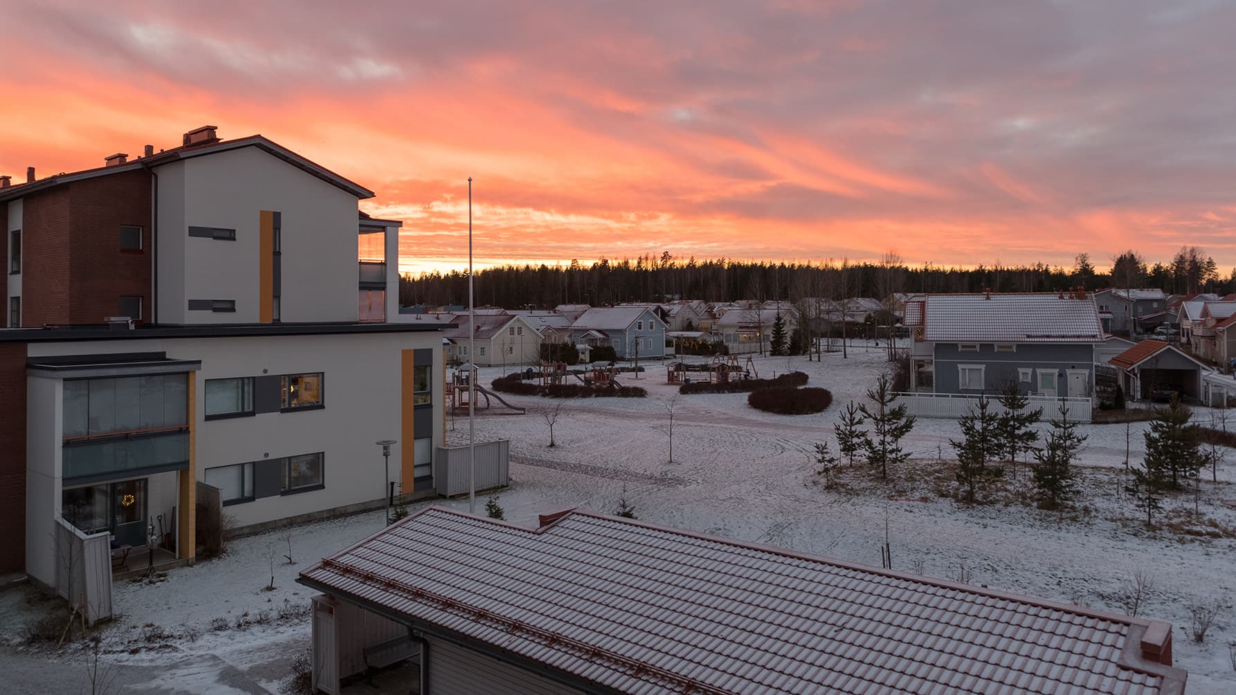 Kerava auringonlasku