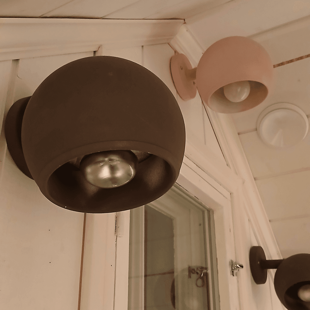 Vanhat pallolamput saivat uudet värisävyt spraymaalilla