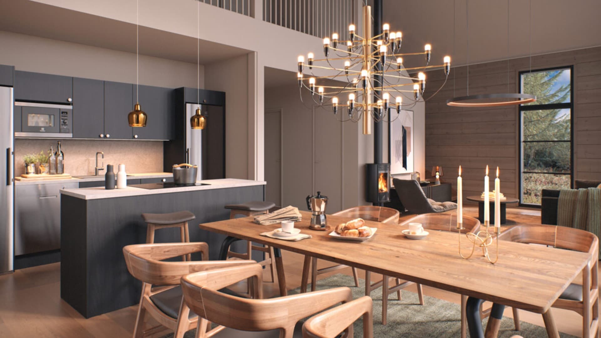 Rentoudu luonnossa: Uudet Hirsi-Kastelli-huvilat yhdistävät designin ja kestävyyden