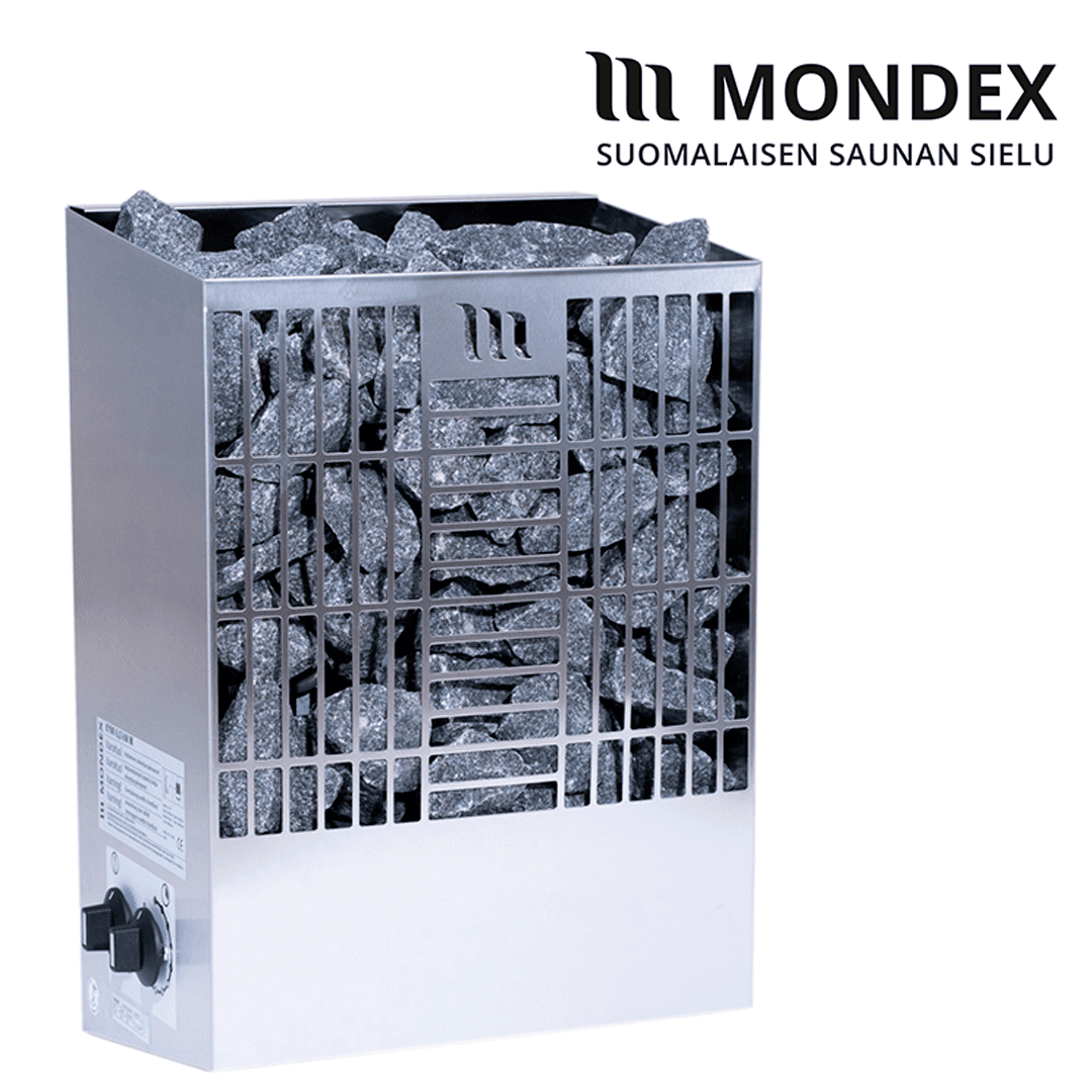 <p data-block-key="ojseb">Kompakti kiuas toimii parhaiten, kun teho, sijoitus ja saunan koko ovat tasapainossa. Mondex Kymi on suunniteltu pienempiin saunatiloihin, joissa jokainen sentti on käytössä. (Kuva Mondex Oy)</p>