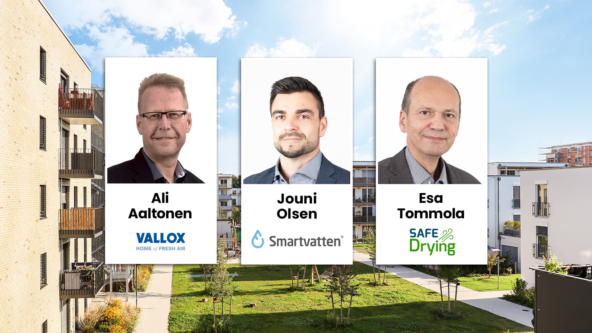 Energiatehokkuusremontit ja korjausvelan hallinta - tule kuulemaan asiantuntijoiden ratkaisut taloyhtiöiden tulevaisuuden haasteisiin