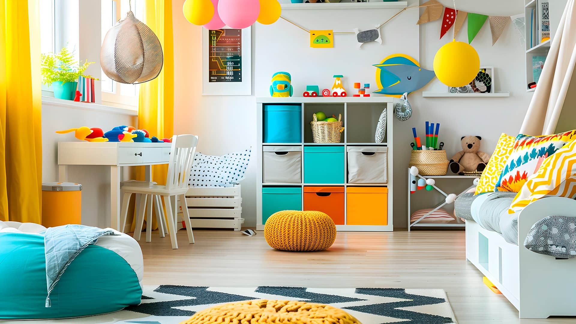 Toiminnallisuutta lastenhuoneen sisustukseen