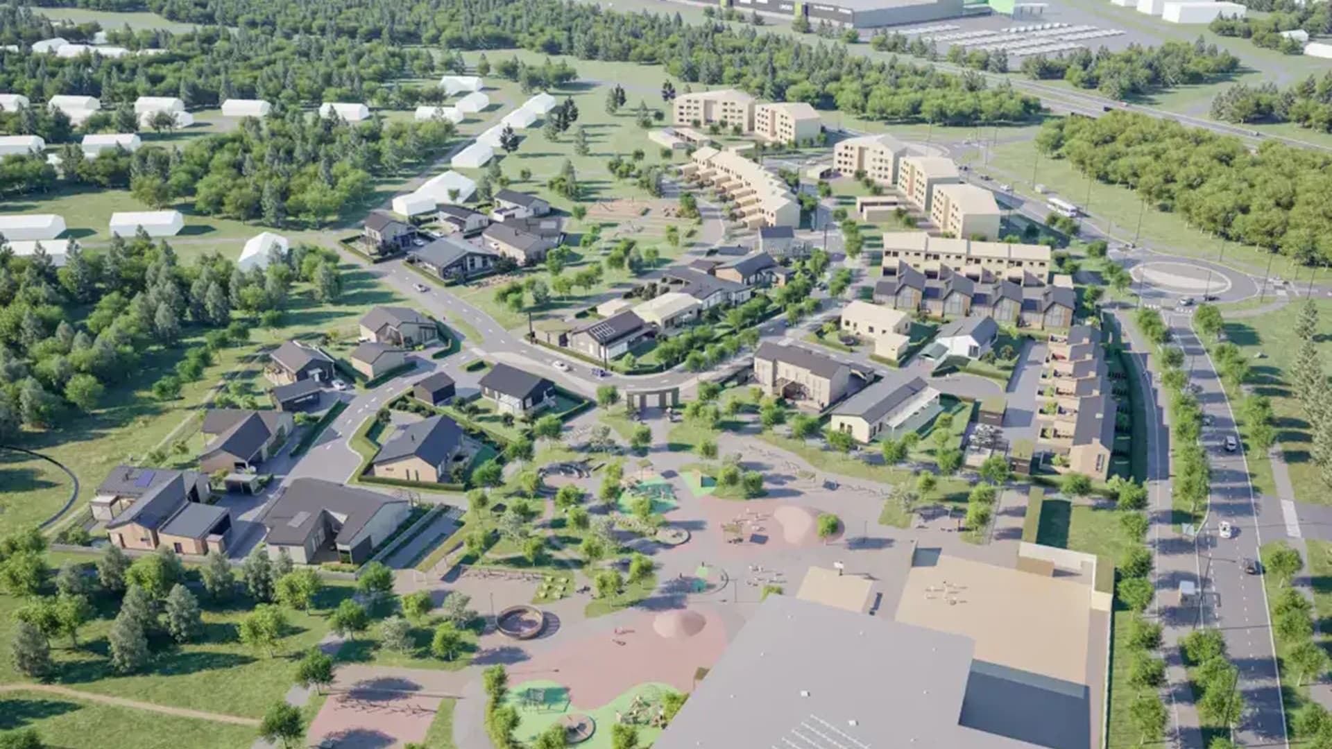 Kastelli rakentaa unelmia Lempäälään – messukodit jo lähes valmiit