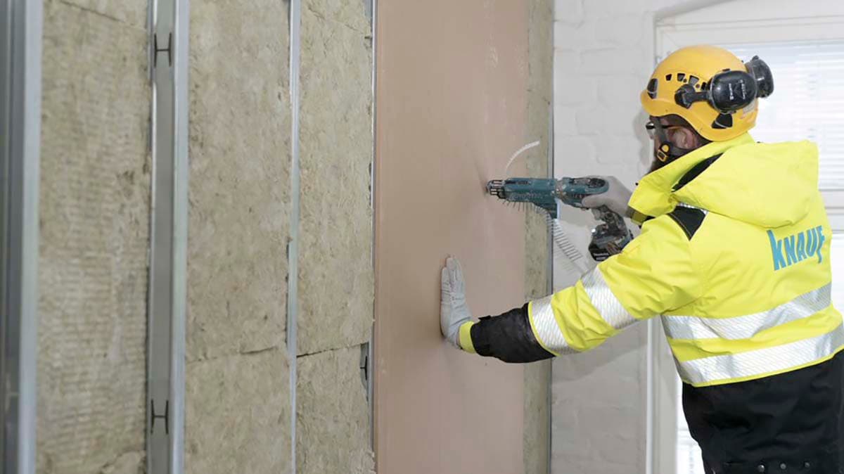 Knauf UltraSlim-väliseinäjärjestelmällä lisää lattianeliöitä