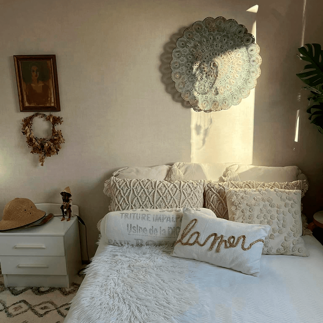 Hurmaavin Huone Pinalopo makuuhuoneen sängynpääty