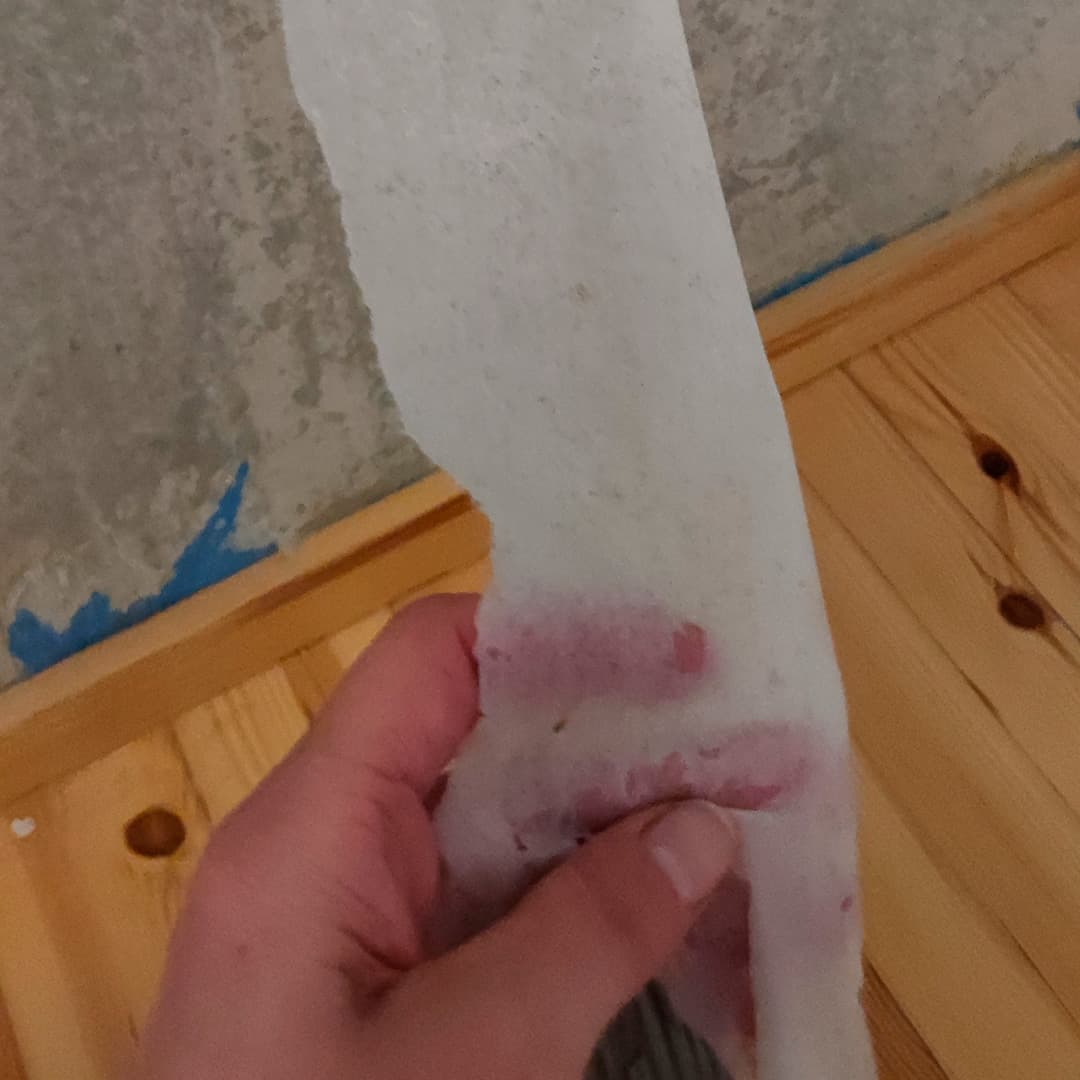 <p data-block-key="fqpcy">Tapetista jää "pohja" seinään, joka on helppo irrottaa kostuttamalla, jos seinä on pohjamaalattu ja tapetti kiinnitetty liisterillä. (Kuva Sari Nieminen)</p>