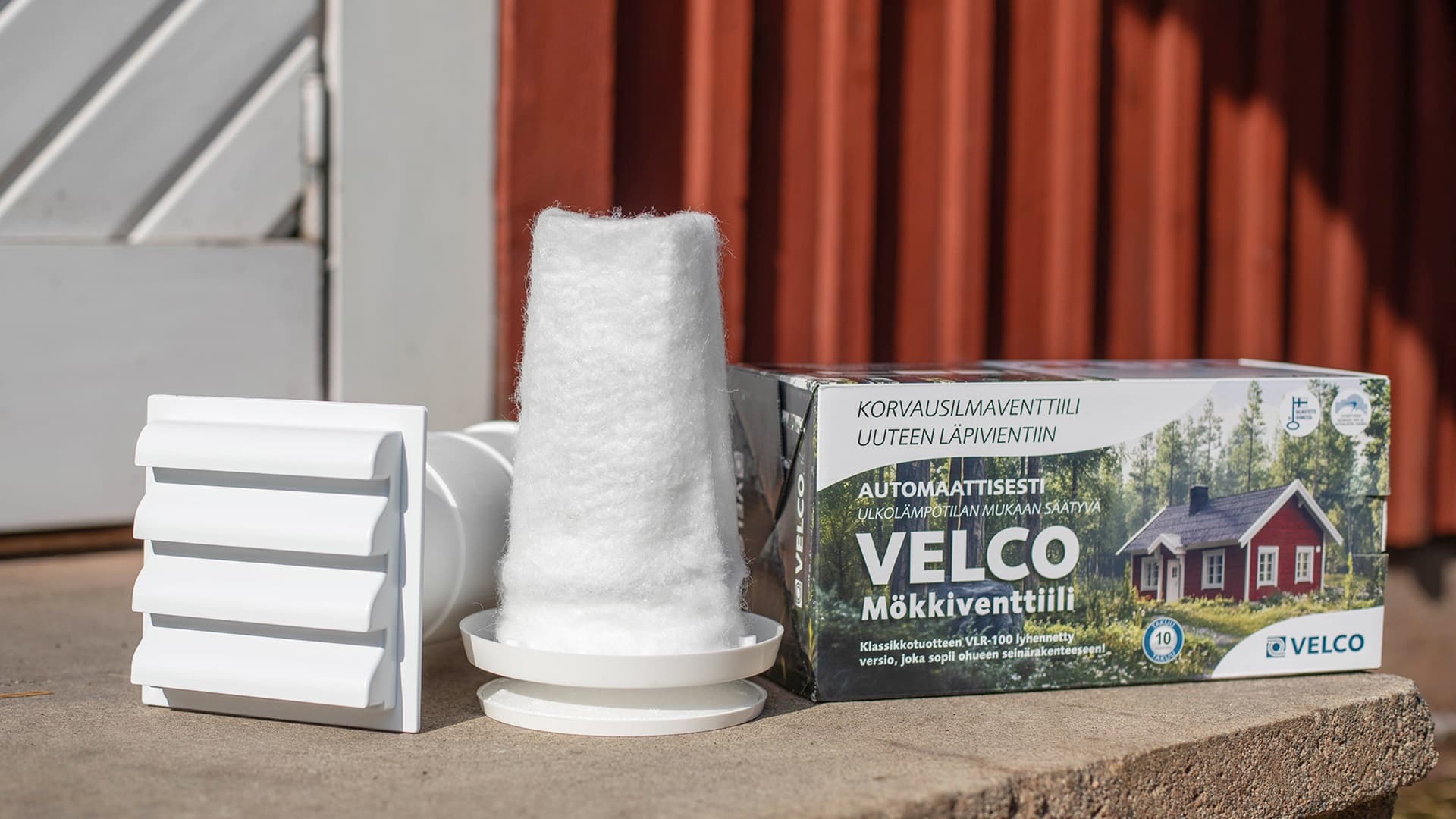 <p data-block-key="ouwss">Velco Mökkiventtiilit ovat saatavilla esimerkiksi K-Raudasta. Mökkiventtiilit ovat helppo ja kustannustehokas ratkaisu mökin ilmanvaihdon parantamiseen.</p>