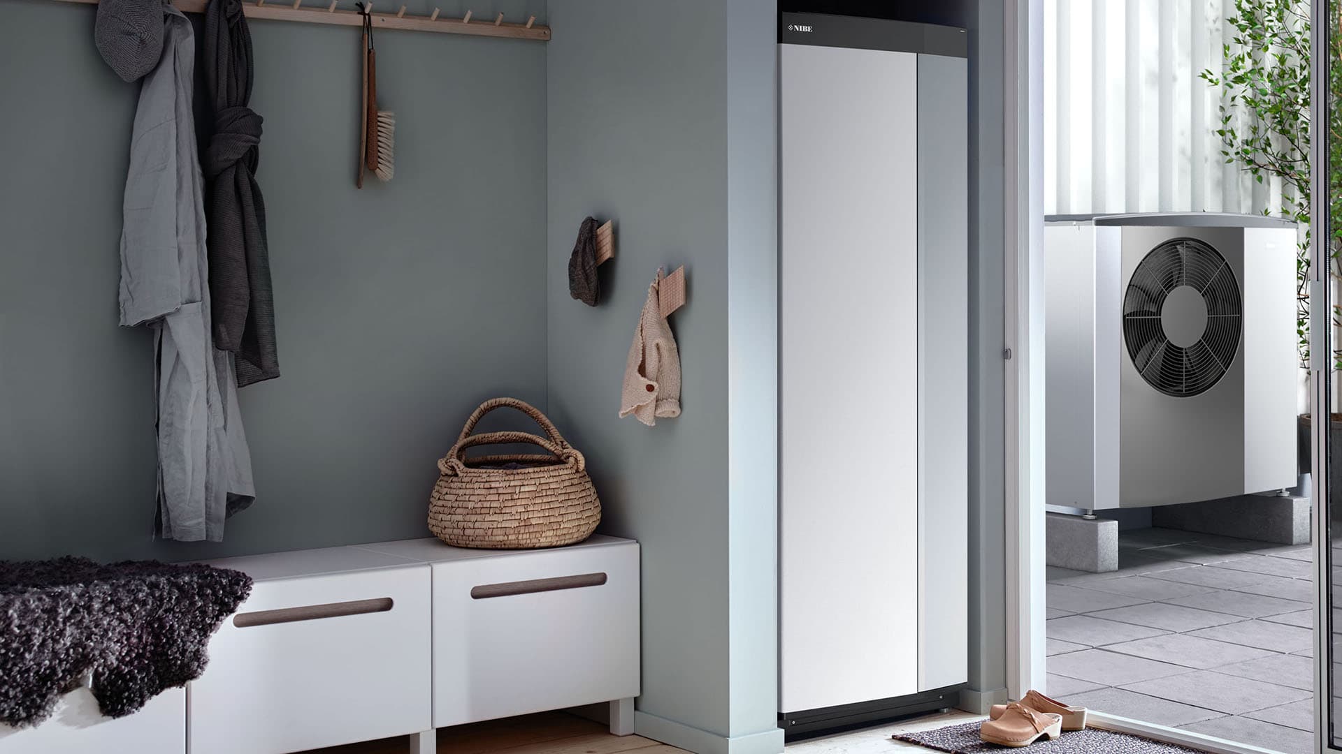 NIBEn vesi-ilmalämpöpumppu on huomaamaton ja tehokas lämmitysjärjestelmä