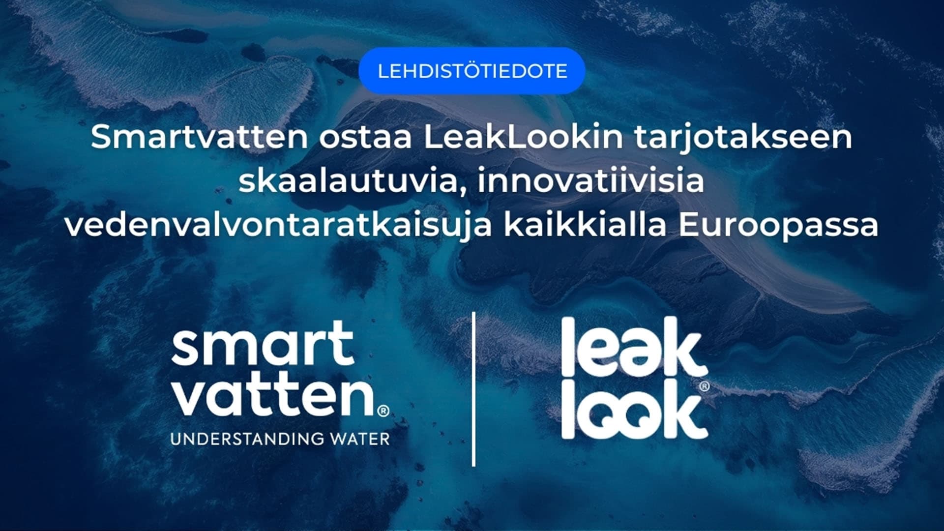 Smartvatten + LeakLook: IoT- ja tekoälyratkaisuja vesihuoltoon