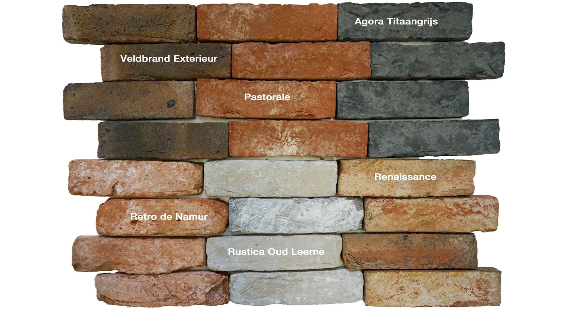 Wienerbergerin sisustustiililaattojen värisävyt