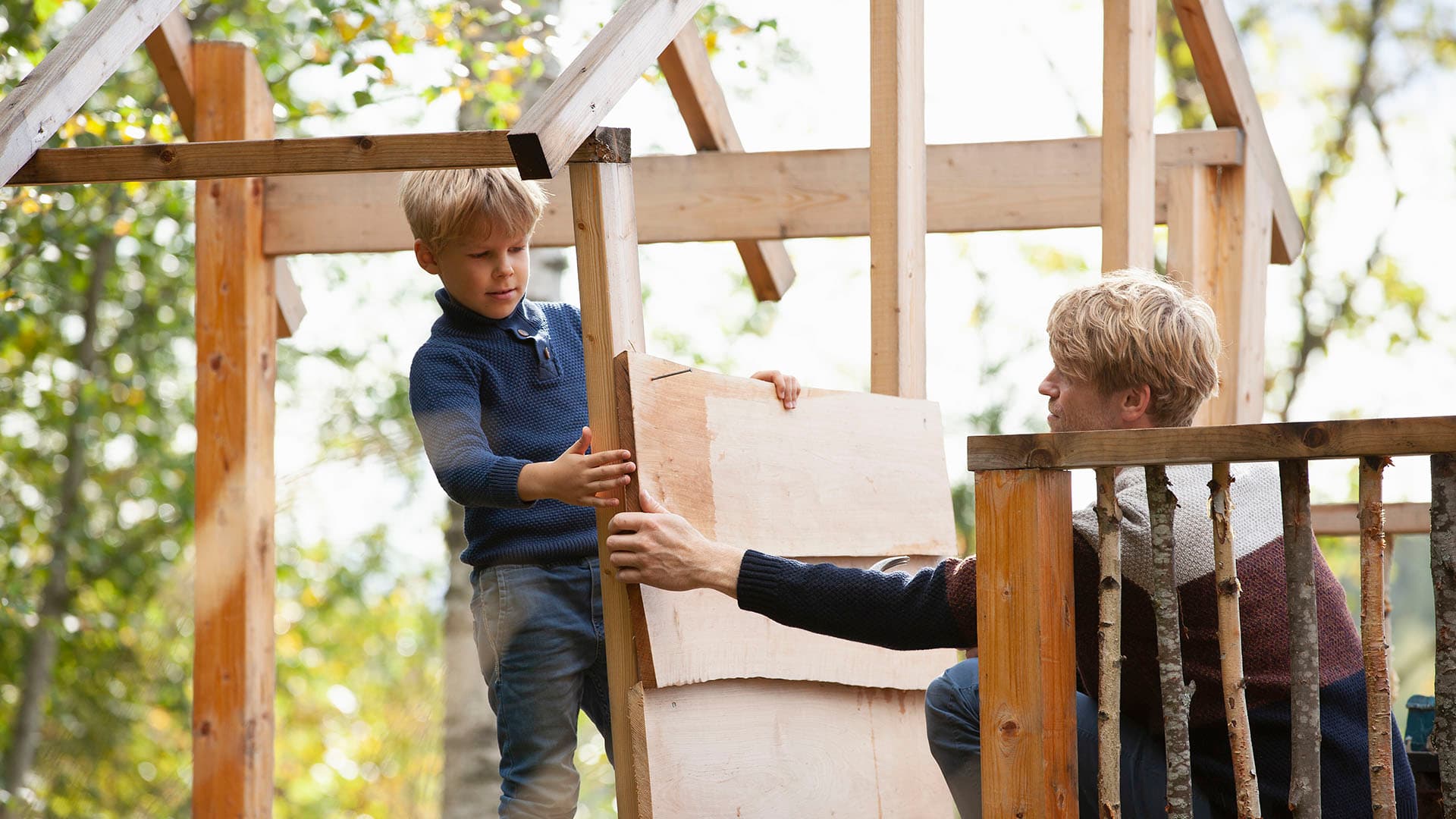 Ohjeet tee se itse leikkimökki rakentamiseen