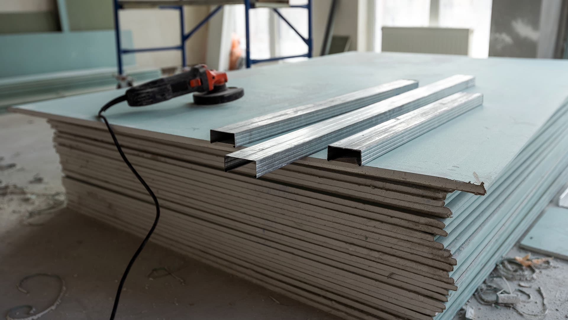 Kipsilevy on luonnonmukainen rakennusmateriaali