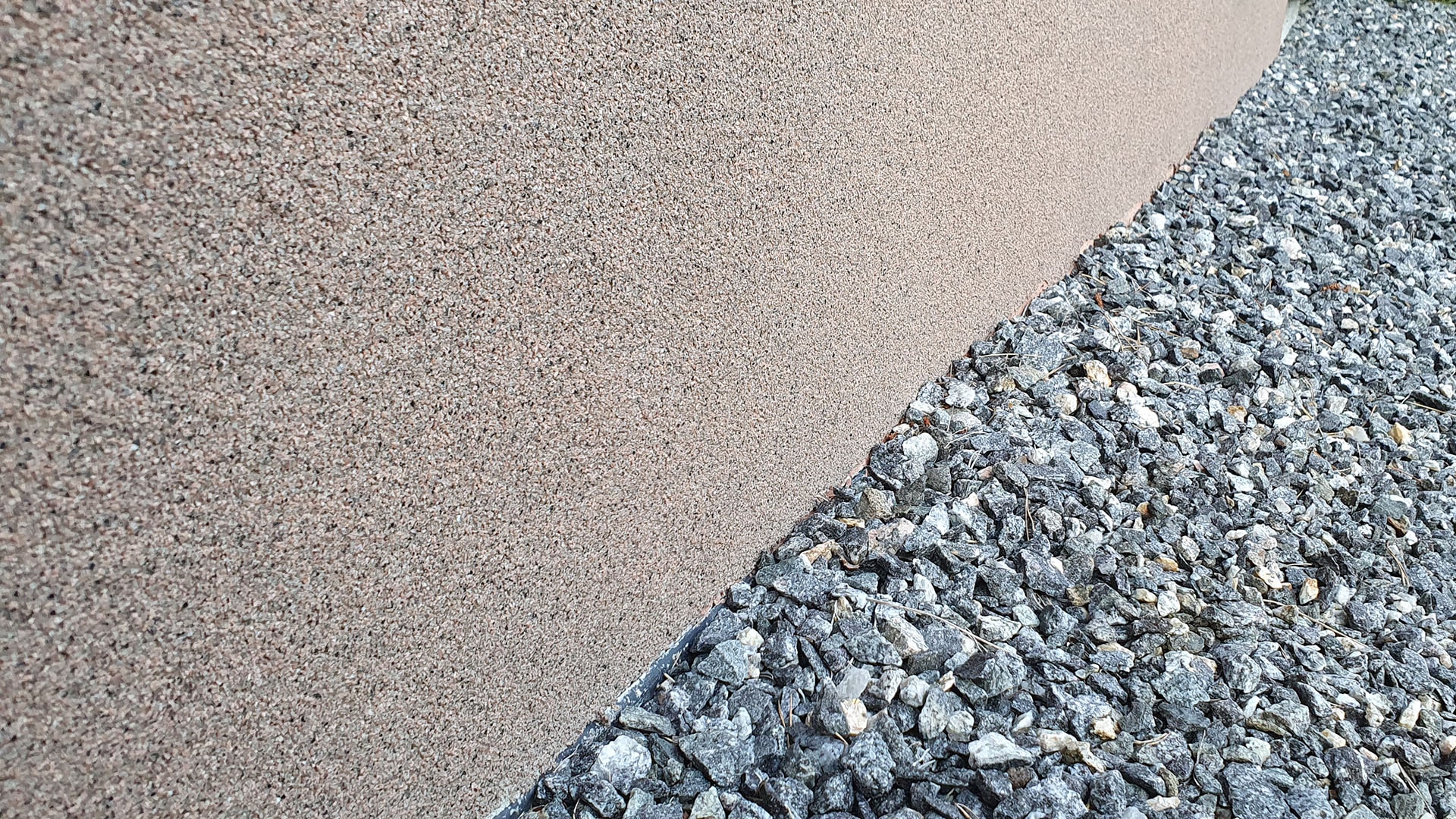 1920 sokkelin punertava kivipinnoite MR