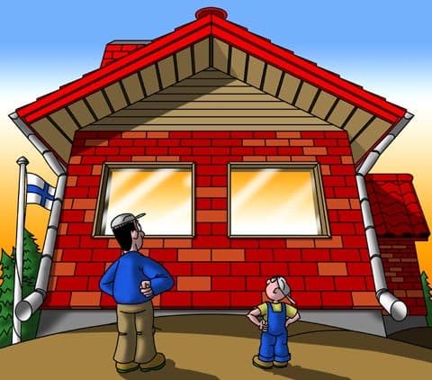 Ikkunat ja ovet ovat näkyvä osa julkisivua