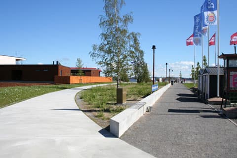 Painolastikasveille omat alueet