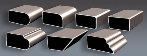 <p data-block-key="5waiy">Esimerkkejä kivitason reunaprofiileista.</p>