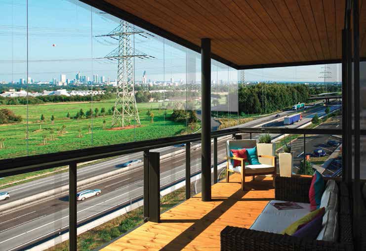 Melusuojausta ja tyylikkyyttä – Lumon parvekejulkisivut kaupunkirakentamiseen