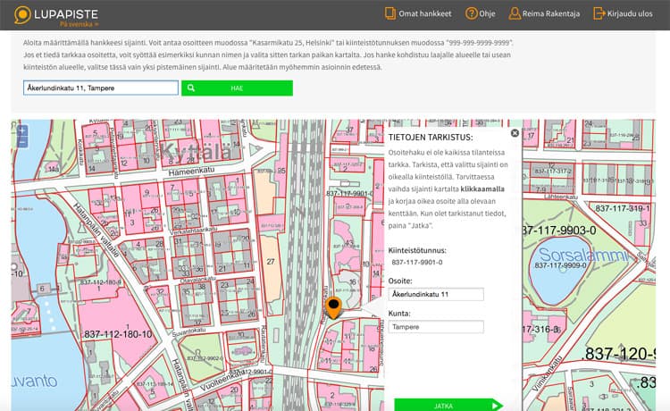 Näin käytät Lupapistettä!