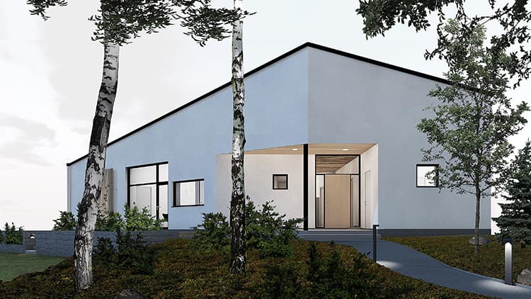 <p data-block-key="x7cxw">Espooseen on pian valmistumassa Villa Atrium, Helst Arkkitehdit Oy:n yksilöllisesti lapsiperheelle suunnittelema Poroton-kennoharkkotalo. Talon rakentaa OKT-Rakennus Oy.</p>