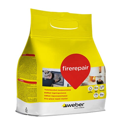 <p data-block-key="rsdip">weber fire repair on tulenkestävä massa, jolla voi korjata vaurioituneiden puulämmitteisten tulipesien halkeamia, lohkeamia sekä koloja.</p>