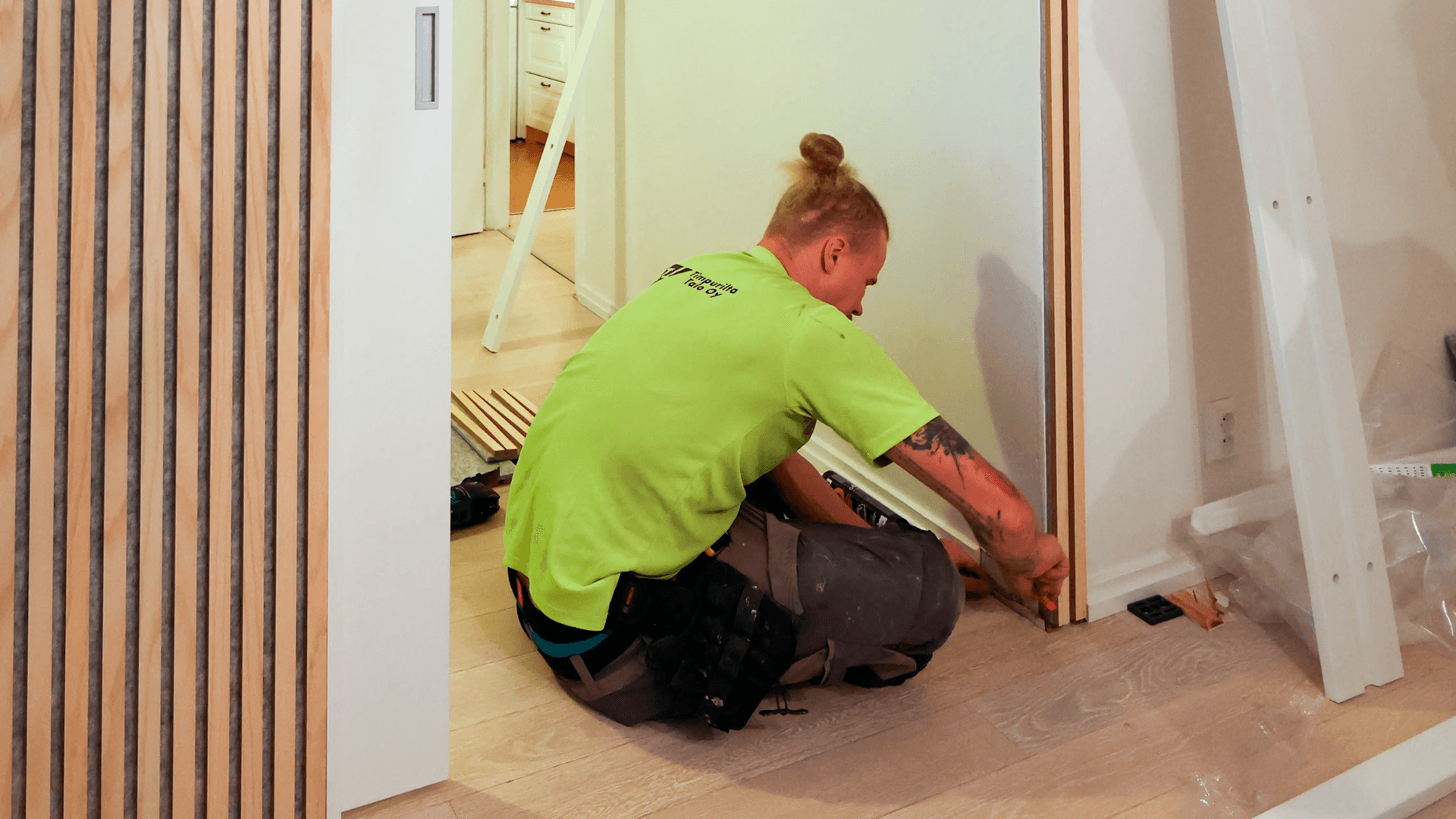 <p data-block-key="dbwqo">Remontissa avain on mitoitus: oviaukon koko, seinän paksuus ja suoruudet ratkaisevat, miten kevyesti liukuovi toimii. (Kuva Aulis Lundell Oy)</p>