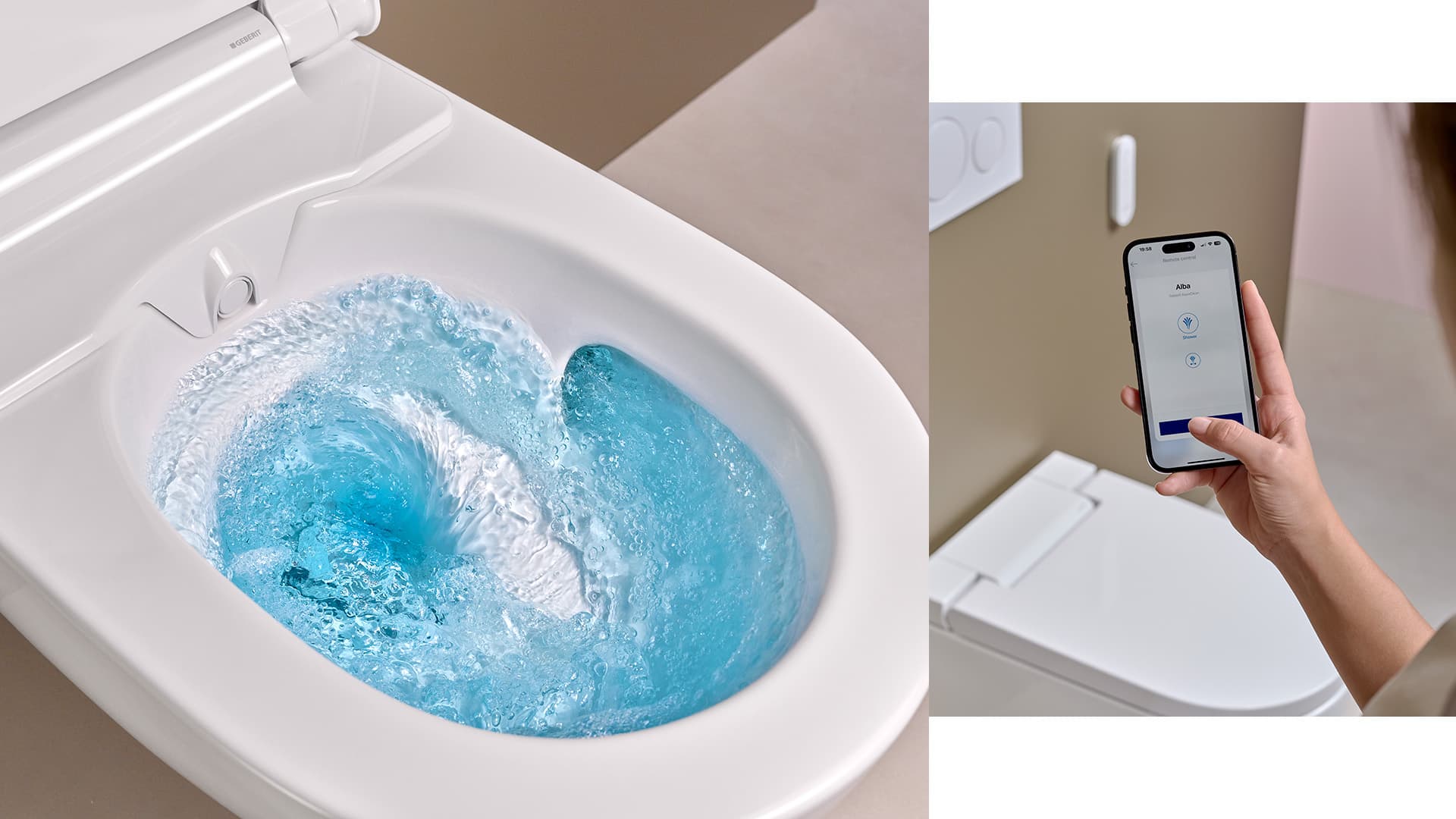 <p data-block-key="txsh7">Geberit AquaClean Alba on varustettu mm. tehokkaalla TurboFlush-huuhtelulla, käyttäjä-ilmaisimella, sovelluksella säädettävällä suihkulla ja suihkuveden lämpötilalla sekä kalkinpoistotoiminnolla.</p>